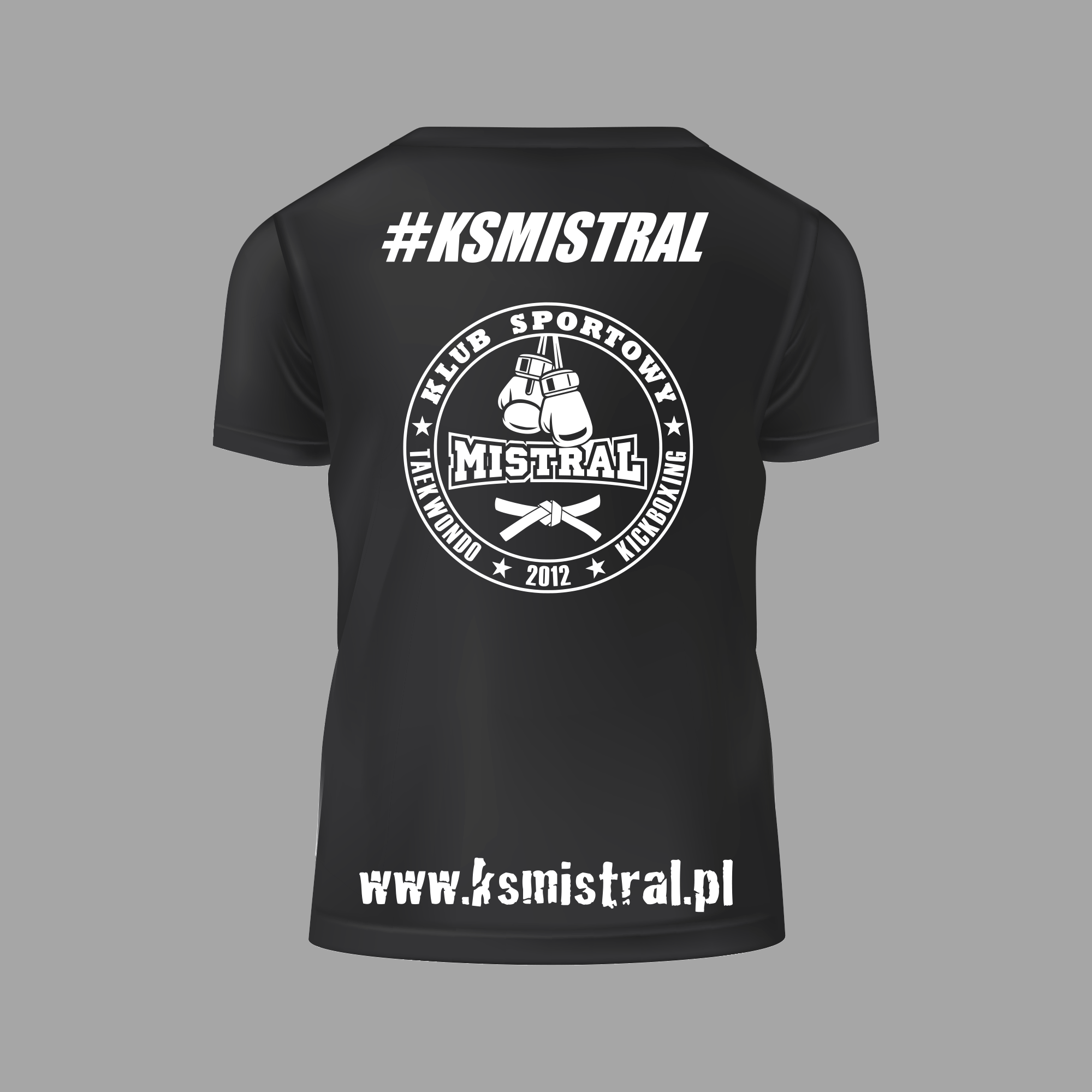 KS Mistral, T-shirt boxeur des rues tył.jpg
